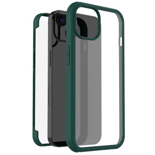 Accezz 360° Full Protective Cover voor de iPhone 13 Mini - Groen