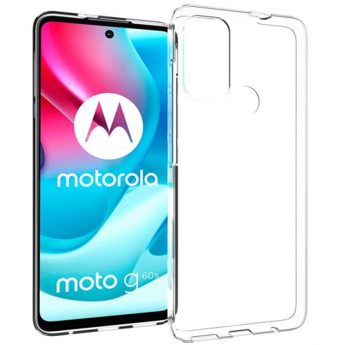 Accezz Clear Backcover voor de Motorola Moto G60s  - Transparant