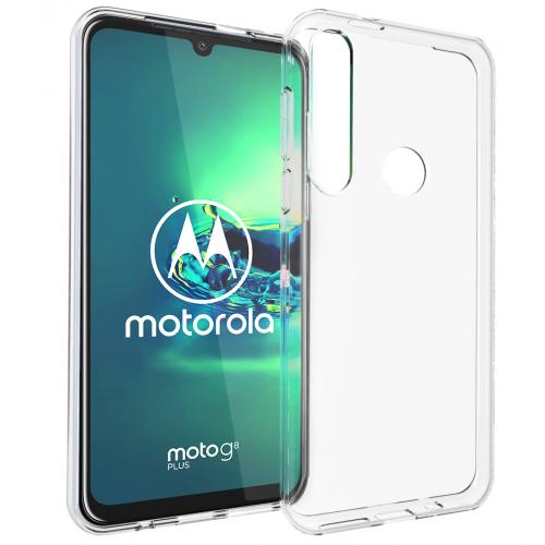 Accezz Clear Backcover voor de Motorola Moto G8 Plus - Transparant