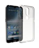 Accezz Clear Backcover voor de Nokia 4.2 - Transparant