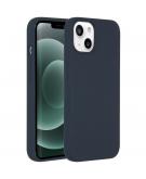 Accezz Liquid Silicone Backcover met MagSafe voor de iPhone 13 Mini - Donkerblauw