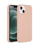 Accezz Liquid Silicone Backcover met MagSafe voor de iPhone 13 Mini - Roze