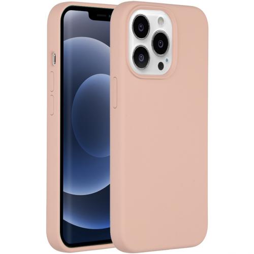 Accezz Liquid Silicone Backcover met MagSafe voor de iPhone 13 Pro - Roze