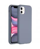 Accezz Liquid Silicone Backcover voor de iPhone 11 - Lavender Gray