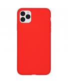 Accezz Liquid Silicone Backcover voor de iPhone 11 Pro Max - Rood