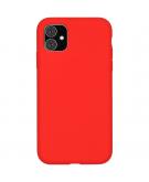 Accezz Liquid Silicone Backcover voor de iPhone 11 - Rood