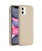Accezz Liquid Silicone Backcover voor de iPhone 11 - Stone