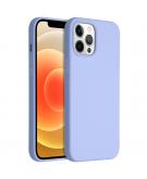 Accezz Liquid Silicone Backcover voor de iPhone 12 Pro Max - Paars