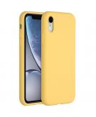 Accezz Liquid Silicone Backcover voor de iPhone Xr - Yellow