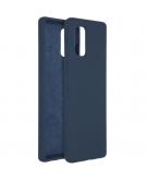 Accezz Liquid Silicone Backcover voor de Samsung Galaxy A41 - Blauw