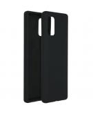 Accezz Liquid Silicone Backcover voor de Samsung Galaxy A41 - Zwart