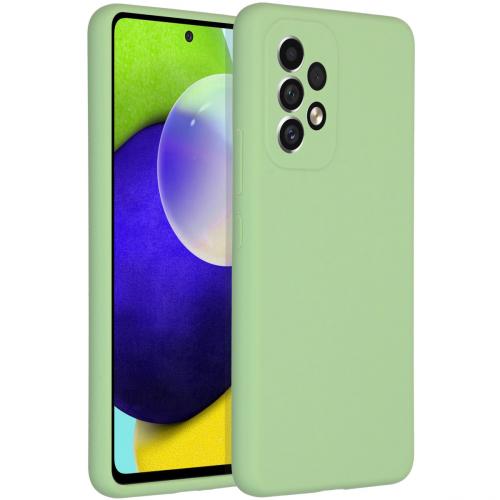 Accezz Liquid Silicone Backcover voor de Samsung Galaxy A53 - Groen
