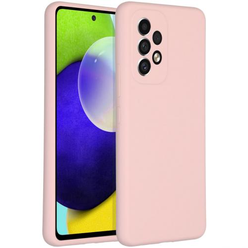 Accezz Liquid Silicone Backcover voor de Samsung Galaxy A53 - Roze