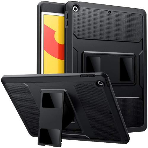 Accezz Rugged Back Case voor de iPad 10.2 (2019 / 2020 / 2021) - Zwart