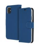 Accezz Wallet Softcase Booktype voor de iPhone 11 - Blauw