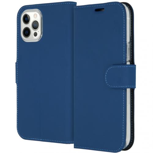 Accezz Wallet Softcase Booktype voor de iPhone 12 Pro Max - Blauw