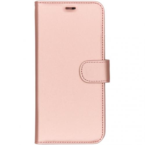 Accezz Wallet Softcase Booktype voor de Motorola Moto G7 Power - Rosé Goud