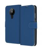 Accezz Wallet Softcase Booktype voor de Nokia 5.3 - Donkerblauw