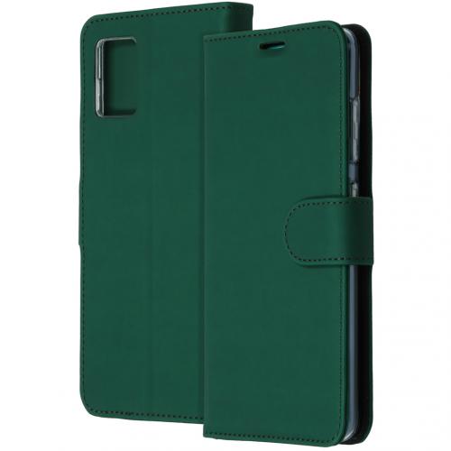 Accezz Wallet Softcase Booktype voor de Samsung Galaxy A71 - Groen