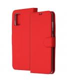 Accezz Wallet Softcase Booktype voor de Samsung Galaxy A71 - Rood