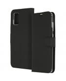 Accezz Wallet Softcase Booktype voor de Samsung Galaxy A71 - Zwart