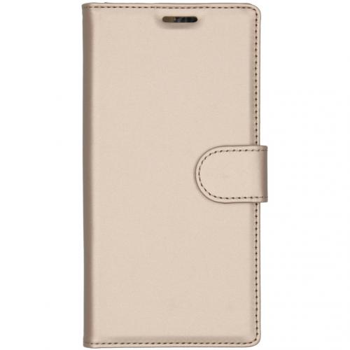 Accezz Wallet Softcase Booktype voor de Samsung Galaxy Note 10 - Goud