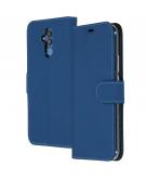 Accezz Wallet Softcase Booktype voor Huawei Mate 20 Lite - Donkerblauw