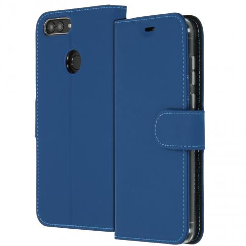 Accezz Wallet Softcase Booktype voor Huawei P Smart - Donkerblauw