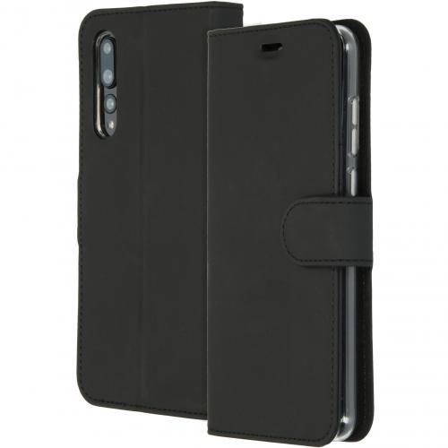 Accezz Wallet Softcase Booktype voor Huawei P20 Pro - Zwart