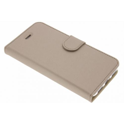 Accezz Wallet Softcase Booktype voor Huawei P8 Lite (2017) - Goud