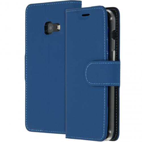 Accezz Wallet Softcase Booktype voor Samsung Galaxy A3 (2017) - Donkerblauw