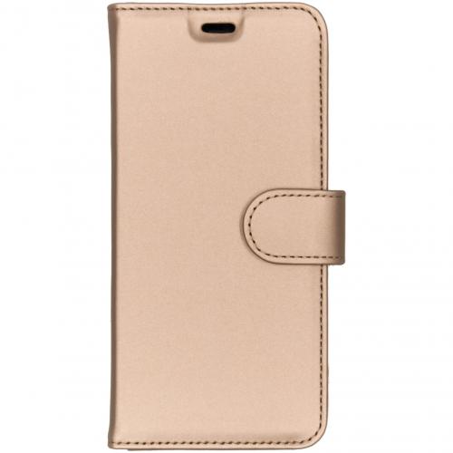 Accezz Wallet Softcase Booktype voor Samsung Galaxy A8 (2018) - Goud
