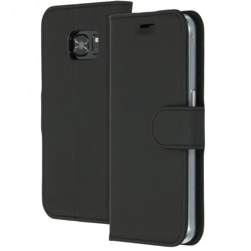 Accezz Wallet Softcase Booktype voor Samsung Galaxy S7 - Zwart