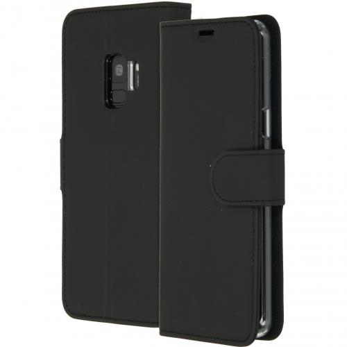 Accezz Wallet Softcase Booktype voor Samsung Galaxy S9 - Zwart
