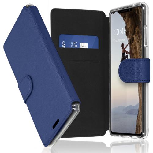 Accezz Xtreme Wallet Booktype voor de iPhone 13 Pro - Donkerblauw