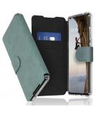 Accezz Xtreme Wallet Booktype voor de Samsung Galaxy S21 FE - Lichtblauw