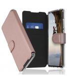 Accezz Xtreme Wallet Booktype voor de Samsung Galaxy S21 FE - Rosé Goud