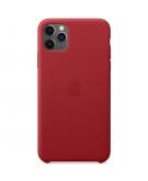 Apple Leather Backcover voor de iPhone 11 Pro Max - Red