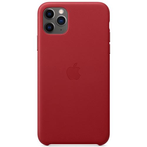 Apple Leather Backcover voor de iPhone 11 Pro Max - Red