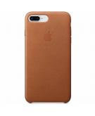 Apple Leather Backcover voor iPhone 8 Plus / 7 Plus - Saddle Brown