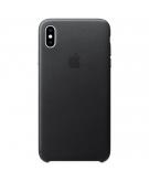 Apple Leather Backcover voor iPhone Xs Max - Black