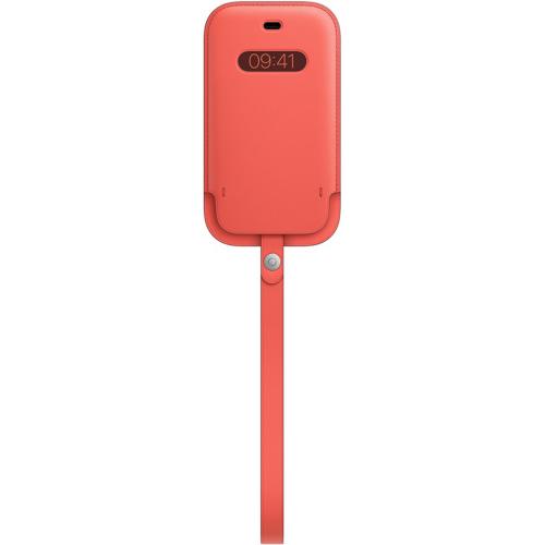 Apple Leather Sleeve MagSafe voor de iPhone 12 Mini - Pink Citrus