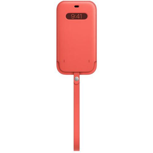 Apple Leather Sleeve MagSafe voor de iPhone 12 Pro Max - Pink Citrus