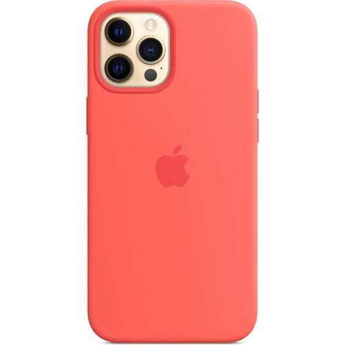 Apple Silicone Backcover MagSafe voor de iPhone 12 Pro Max - Pink Citrus