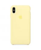 Apple Silicone Backcover voor de iPhone Xs Max - Mellow Yellow