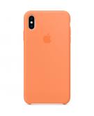 Apple Silicone Backcover voor de iPhone Xs Max - Papaya