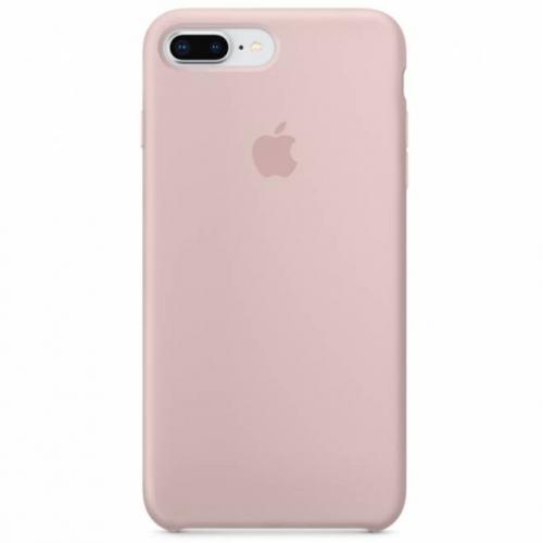 Apple Silicone Backcover voor iPhone 8 Plus / 7 Plus - Pink Sand