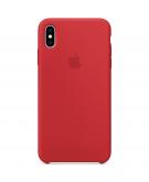 Apple Silicone Backcover voor iPhone Xs Max - Red