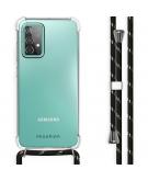 Backcover met koord voor de Samsung Galaxy A52 (5G) / A52 (4G) - Zwart Goud