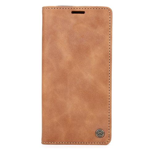 Caseme - iPhone 12 Hoesje - Wallet Case Cabello Bruin